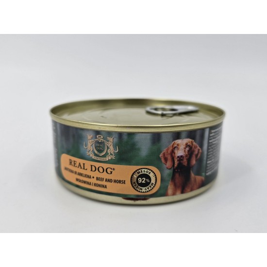 Real Dog SP - Wet Beef and horse for adult dogs 240 g