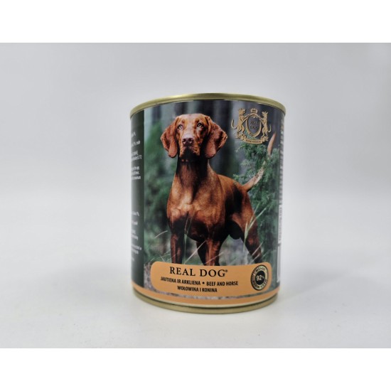 Real Dog SP - Wet Beef and horse for adult dogs 800 g