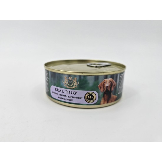 Real Dog SP - Wet Beef and rabbit for adult dogs 240 g