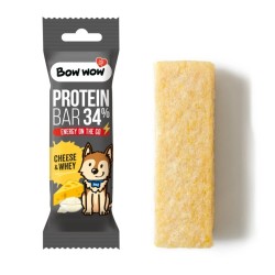 Bow Wow Protein Bar su sūriu ir išrūgomis šunims, 34% baltymų