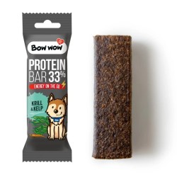 Bow Wow Protein Bar su kriliu ir jūros dumbliais batonėlis šunims, 33% baltymų