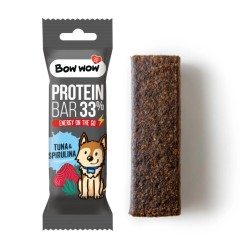 Bow Wow Protein Bar su tunu ir spirulina šunims, 33% baltymų