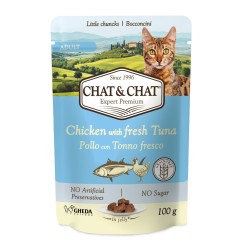 Chat & Chat Adult Cat Chicken with Tuna, kapsička 100 g