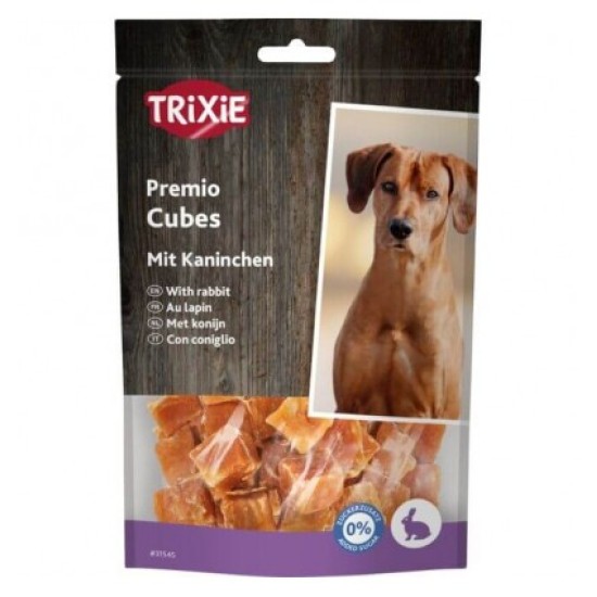 Trixie PREMIO skanėstai šunims, triušienos kubeliai, 100 g