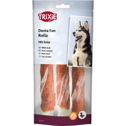 Trixie Denta Fun skanėstai šunims, kramtomi antienos suktinukai 140 g