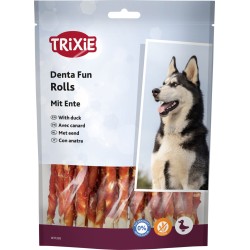 Trixie Denta Fun skanėstai šunims, kramtomi antienos suktinukai, 30 vnt, 240 g