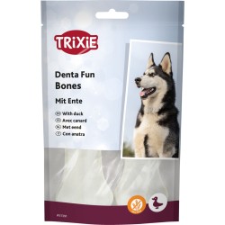 Trixie Denta Fun skanėstai šunims, kramtomi antienos kauliukai 70 g