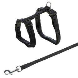 Trixie Kačių petnešos su pavadėliu, Snap, Easy, 22-42 cm-10 mm, 1.25 m