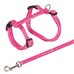 Trixie Kačių petnešos su pavadėliu, XXL, Good Luck, 34-57 cm-13 mm, 1.20 m
