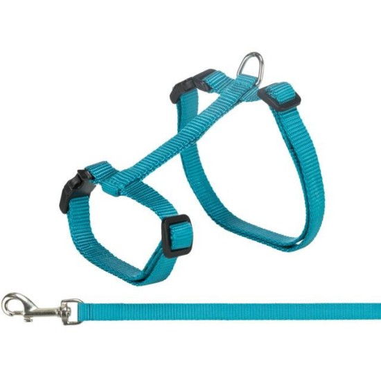 Trixie Kačių petnešos su pavadėliu, XXL, 34-57 cm-13 mm, 1.20 m