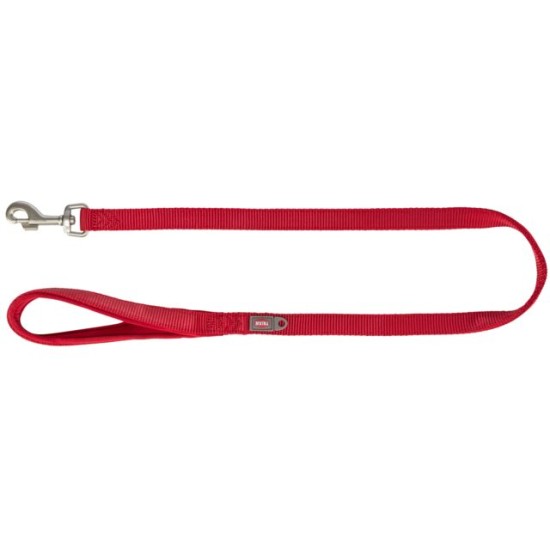 Trixie Premium pavadys, M-L 1m/20mm, raudonas