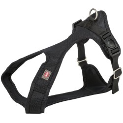 Trixie Comfort Soft touring petnešos, XXS-XS 28-40cm/15mm, juodos