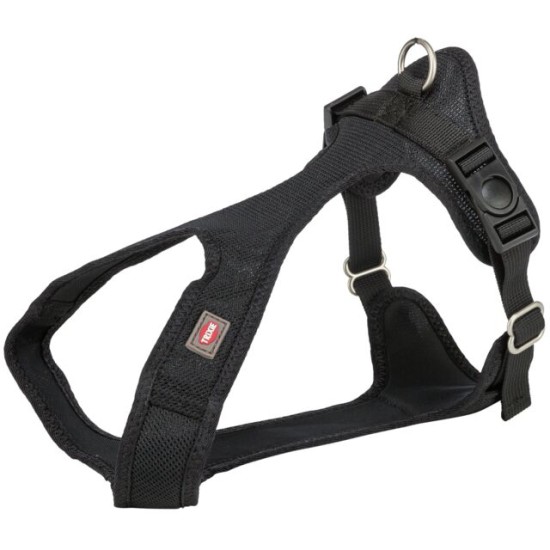 Trixie Comfort Soft touring petnešos, XXS-XS 28-40cm/15mm, juodos