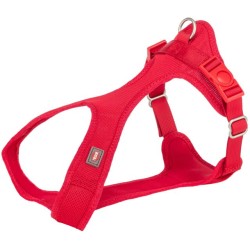 Trixie Comfort Soft touring petnešos, XS-S 30-45cm/15mm, raudonos