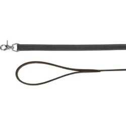 Trixie Rustic rieb. odos pavadys, XS-S 1.2m/12mm, pilkas
