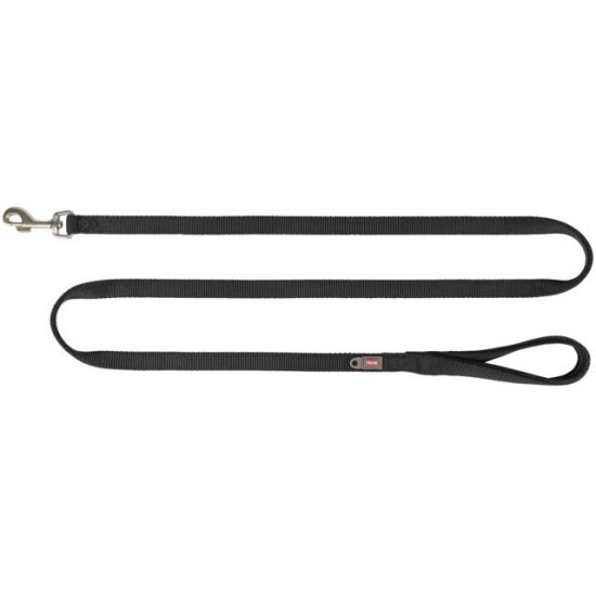 Trixie Premium pavadys, ilgas, XS 1.8m/10mm, juodas