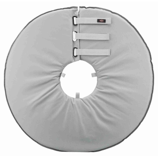 Trixie Apsauginė apykaklė, poliesteris/putplastis, XL: 60-64 cm/29 cm, pilka