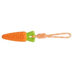 Trixie Žaislas šuniui Morka ant virvės, TPR, 20 cm/39 cm