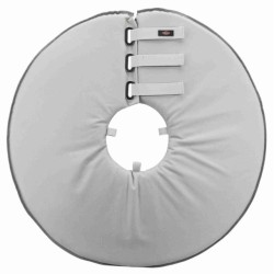Trixie Apsauginė apykaklė, poliesteris/putplastis, L-XL: 53-56 cm/27 cm, pilka