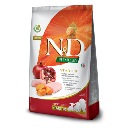 F38890 FARMINA N&amp;D PUMPKIN - DOG Dry Chicken&amp;Pomegranate STARTER PUPPY ALL BR 2,5 kg (pak.4)