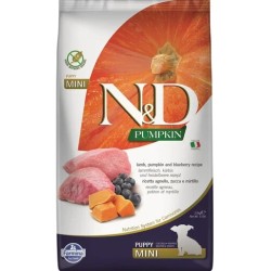 FARMINA N&amp;D PUMPKIN - DOG Dry Lamb&amp;Blueberry PUPPY MINI 7 kg