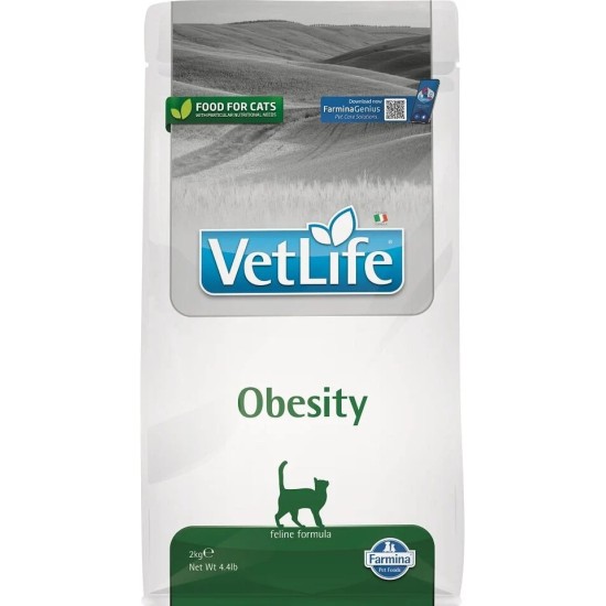 FARMINA VET LIFE - CAT Dry OBESITY 2 kg