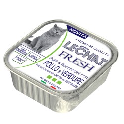 Lechat Fresh konservai suaug. katėms su vištiena ir daržovėmis 100g