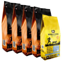 KOMP047 Real Dog 4*20kg + Real dog Sensitive with DUCK 15kg