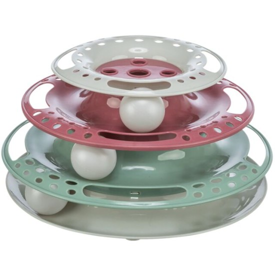 3.5_41345 TRIXIE Žaidimas katei Catch the Balls, plastikas, 25x13 cm (pak.2)