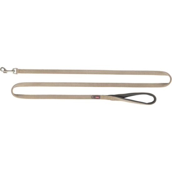 1.0_201936 TRIXIE Premium lead, extra long, XS-S: 1.80 m/15 mm, smėlio