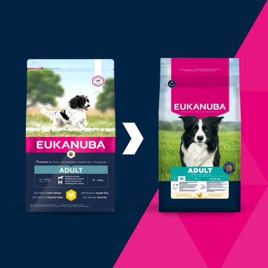 E01948 Euk Adult Medium Breed Maintenance 15 kg