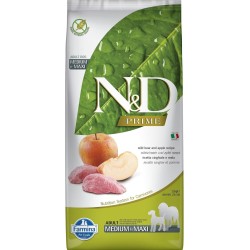F36094 FARMINA N&D PRIME - DOG Dry Wild Boar&Apple ADULT MED&MAX 12 kg