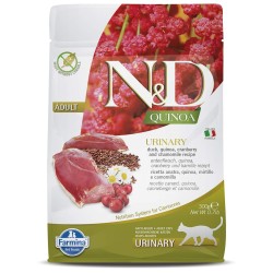 F35776 FARMINA N&D QUINOA - CAT Dry URINARY Duck&Cranberry ADULT 300 gr (pak.16)
