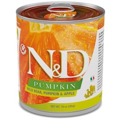 F02543 FARMINA N&D PUMPKIN - DOG Wet Wild Boar Pumpkin&Apple ADULT 285 g (pak.6)