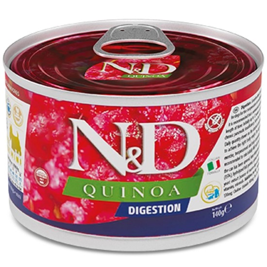 F02369 FARMINA N&D QUINOA - DOG Wet DIGESTION ADULT MINI 140 g (pak.6)