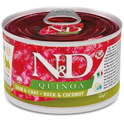F02376 FARMINA N&D QUINOA - DOG Wet Duck&Coconut ADULT MINI 140 g (pak.6)