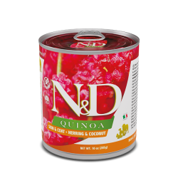 F02635 FARMINA N&D QUINOA - DOG Wet Herring&Coconut ADULT 285 g (pak.6)