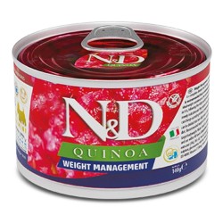 F02413 FARMINA N&D QUINOA - DOG Wet WEIGHT MANAGEMENT ADULT MINI 140 g (pak.6)