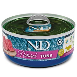F07197 FARMINA N&D NATURAL - CAT Wet Tuna ADULT 140 g (pak.18)