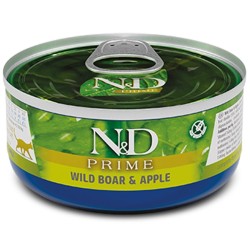 F02048 FARMINA N&D PRIME - CAT Wet Wild Boar&Apple ADULT 70 g (pak.24)