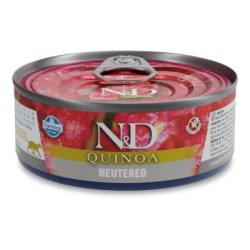 F06992 FARMINA N&D QUINOA - CAT Wet Pork NEUTERED ADULT 80 g (pak.24)