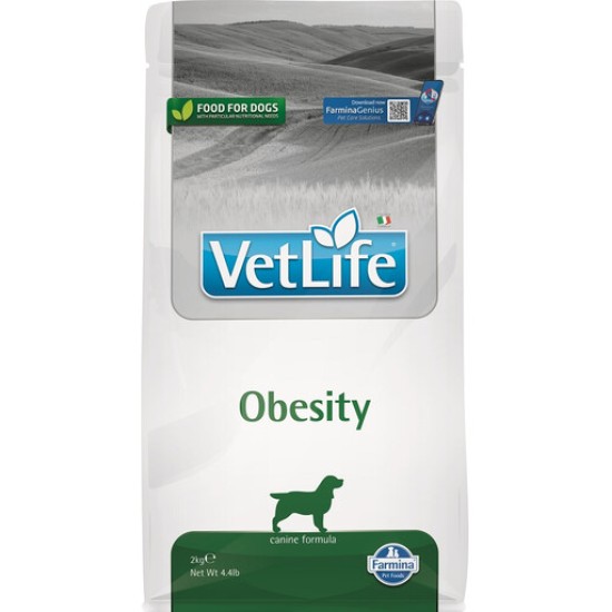F25258 FARMINA VET LIFE - DOG Dry OBESITY 2 kg (pak.4)