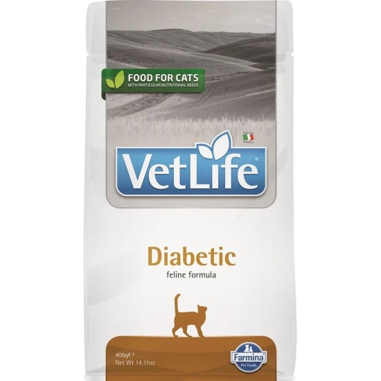 F25173 FARMINA VET LIFE - CAT Dry DIABETIC 400 g (pak.16)