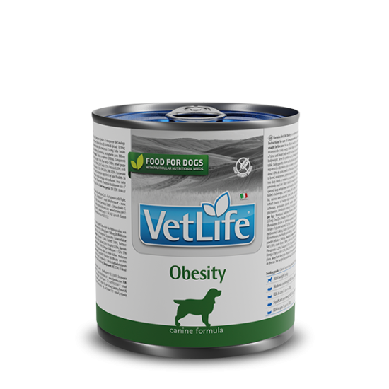 F06398 FARMINA VET LIFE - DOG Wet OBESITY 300 gr (pak.16)