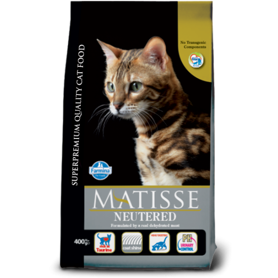 F16126 FARMINA MATISSE - CAT Dry NEUTERED 400 gr (pak.16)