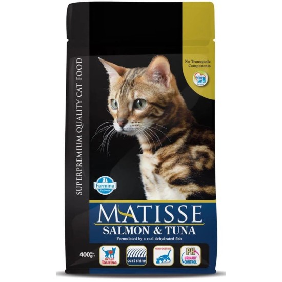 F16119 FARMINA MATISSE - CAT Dry Salmon&Tuna 400 g (pak.16)