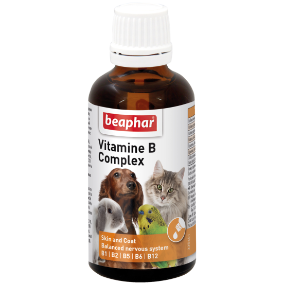 B125234 Beaphar Vitamin-B-Komplex, 50ml (pak3)