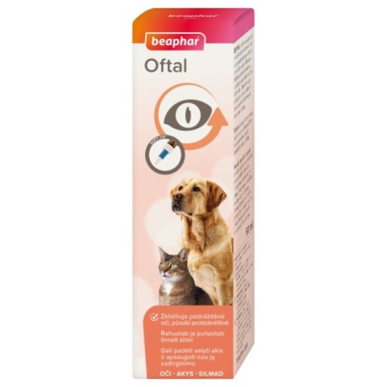 B136865 Beaphar Oftal, 50ml (pak3)