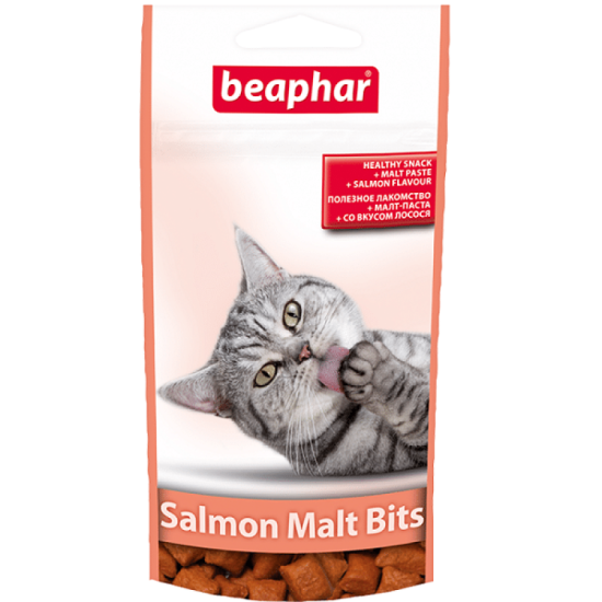 B126217 Beaphar Malt-Bits with salmon, 35g (75pcs) (pak18)