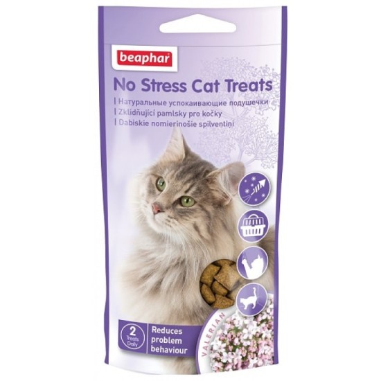 B132195 Beaphar No Stress Treats cat (pak6)